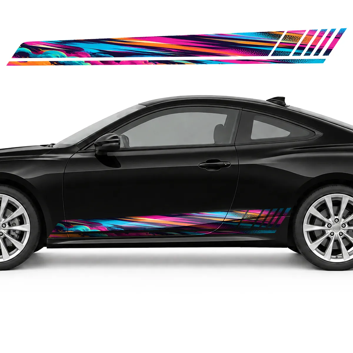 Neon Comic Speed in Color Wedges GT racing side door, view 3 of 4