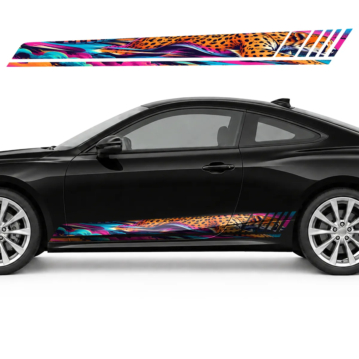 Neon Comic Speed Stream with a Cheetah GT racing side door, view 3 of 4