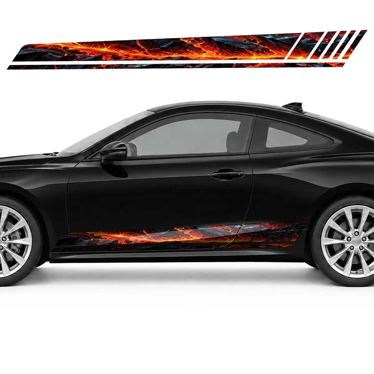 Obsidian over a River of Molten Lava GT racing side door, view 3 of 4