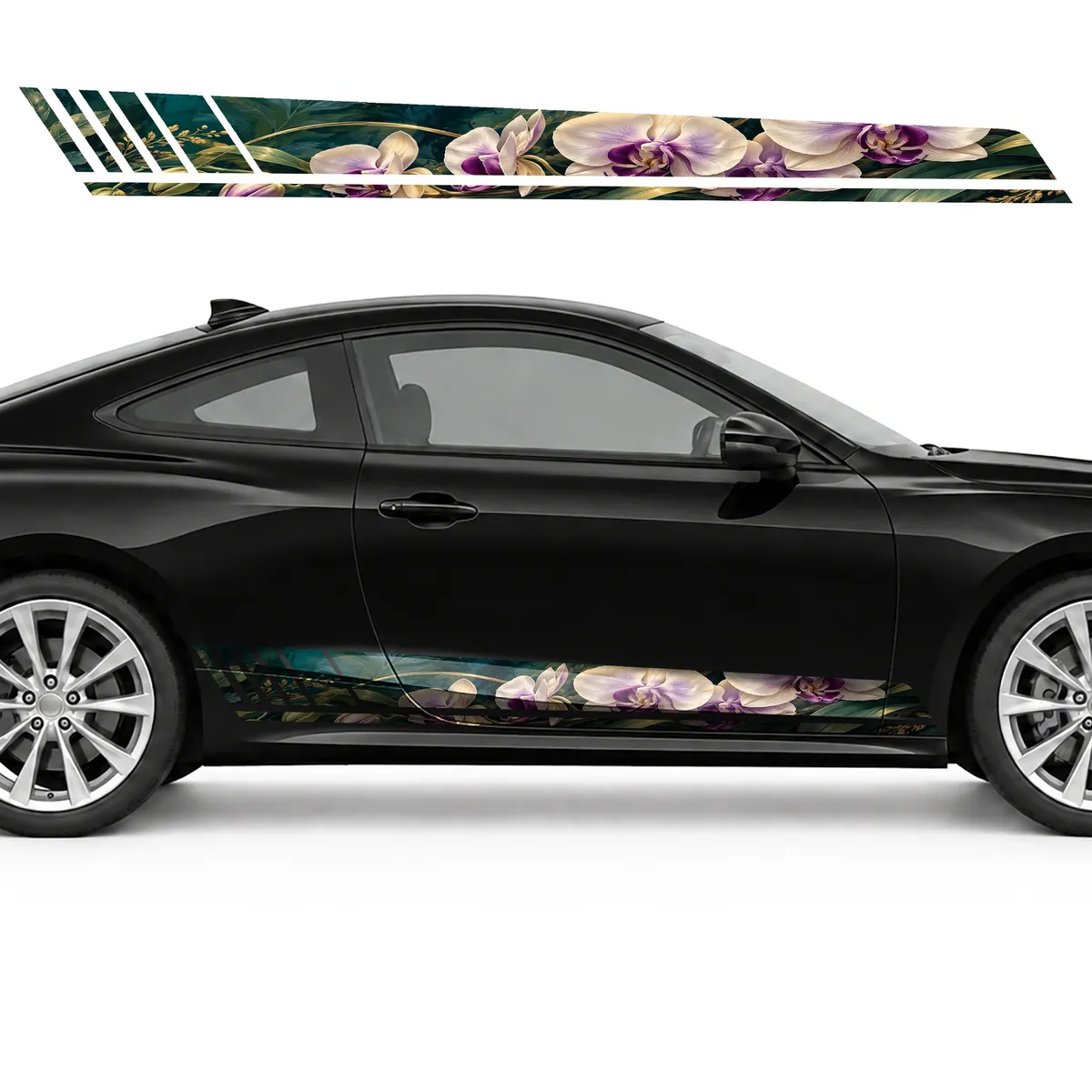 Orchid Arch in Deep Turquoise GT racing side door stripes, view 4 of 4
