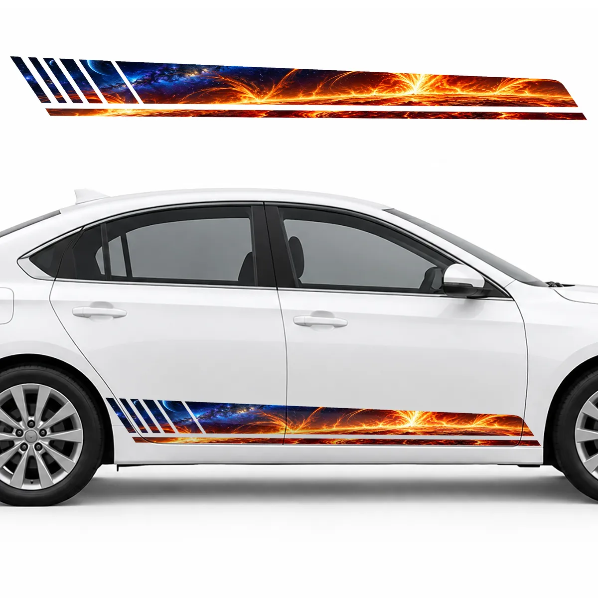 Blazing Star Surface GT racing side door stripes decals, view 2 of 4