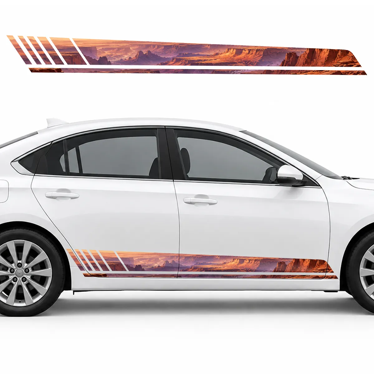 Martian Canyon Panorama GT racing side door stripes decals, view 2 of 4