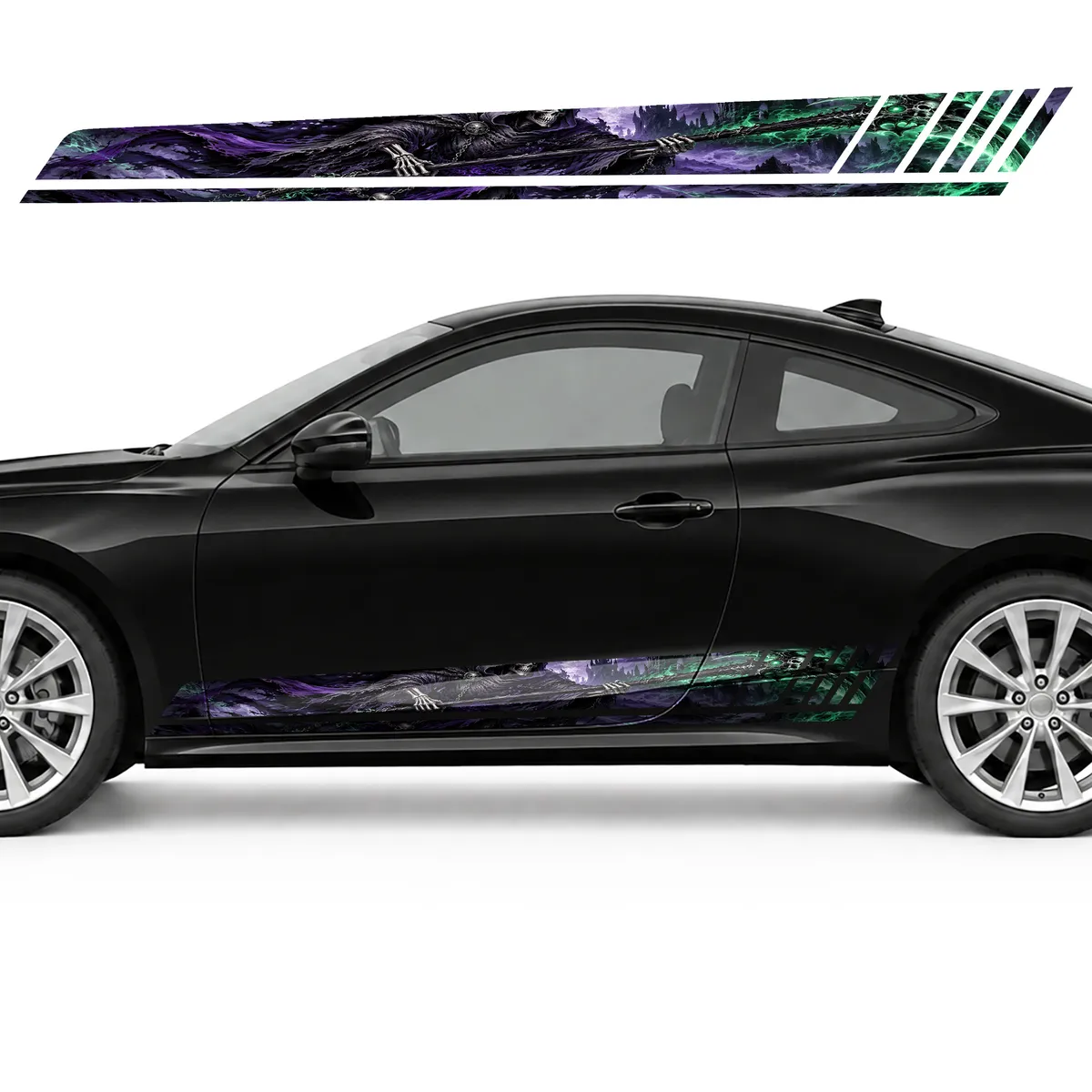 Purple Reaper with an Emerald Scythe GT racing side door, view 3 of 4