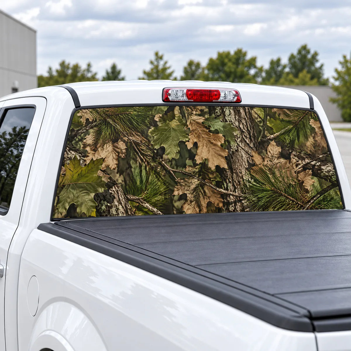 Timber Ghost perforated rear window decal for Trucks, view 2 of 4