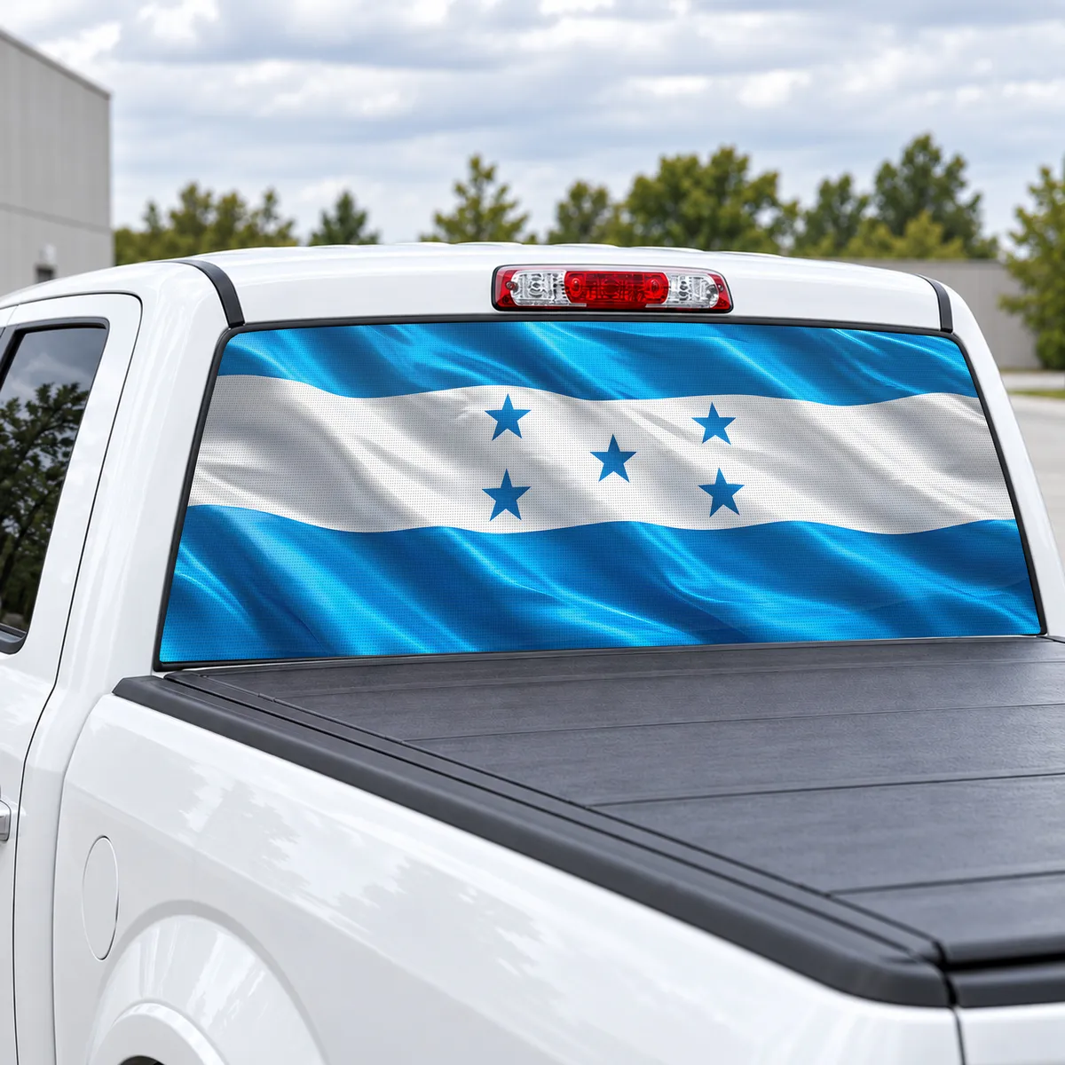 Honduras Pride perforated rear window decal for Trucks, view 2 of 4