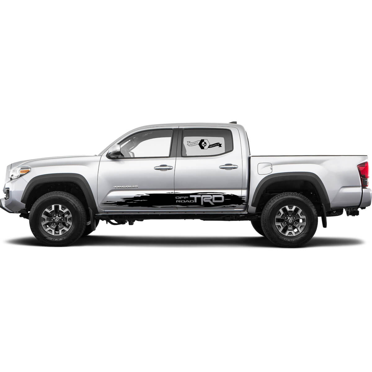 TRD Toyota Racing Splash Stripes for Truck Doors Panel Decals Stickers for Tacoma FJ Cruiser Tundra Hilux 4Runner