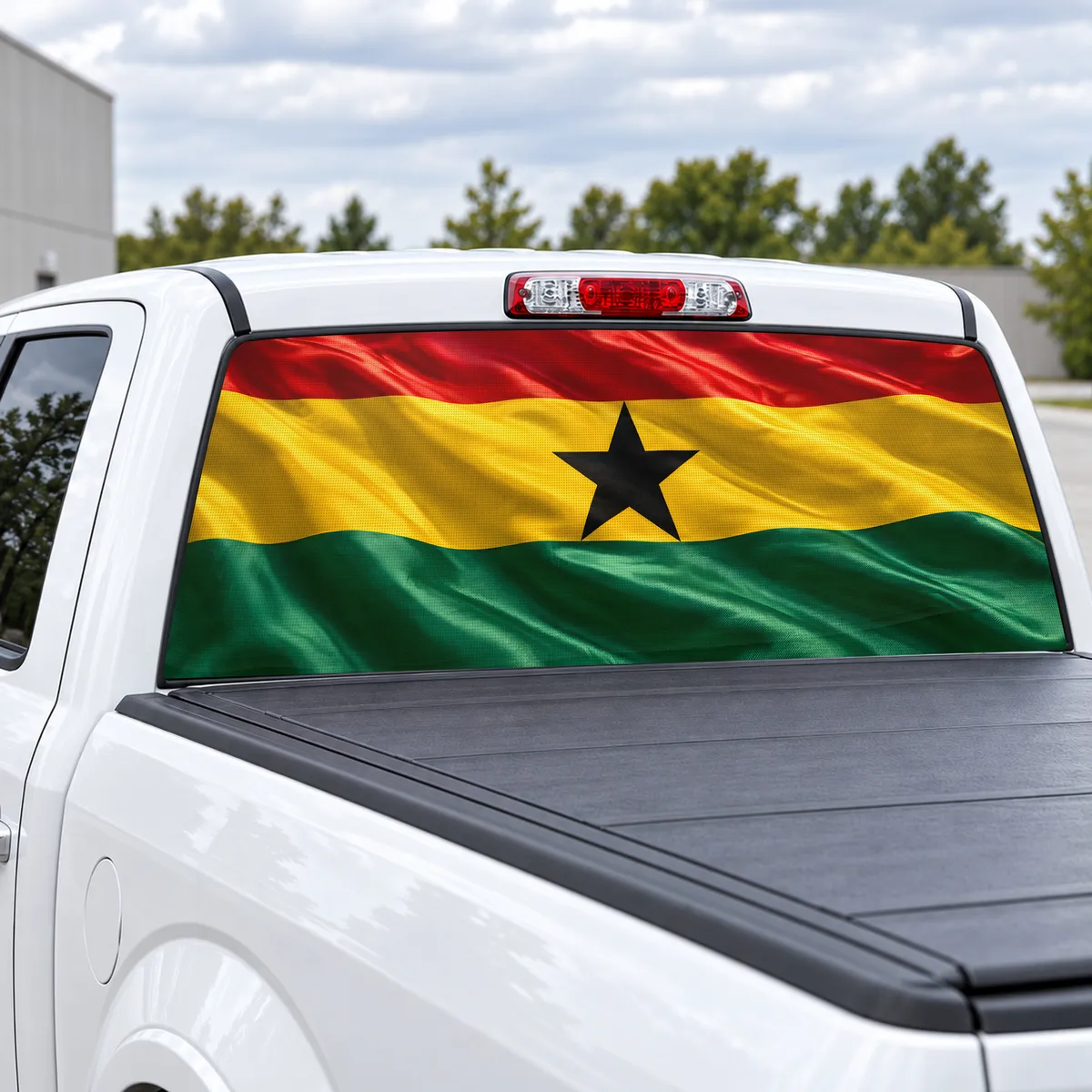 Ghana Pride perforated rear window decal for Trucks, view 2 of 4
