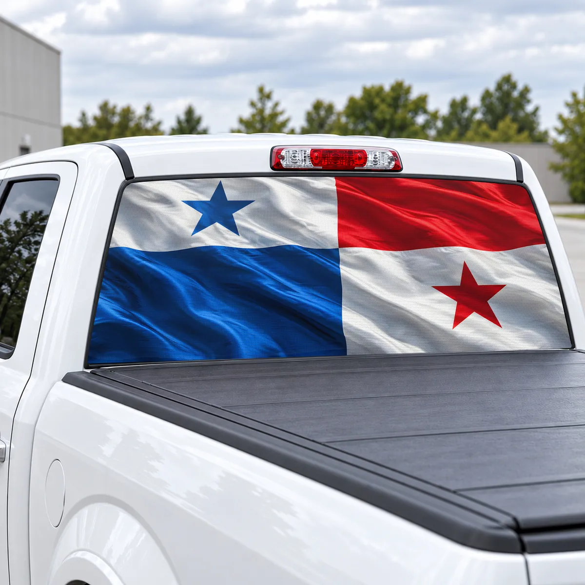 Panama Pride perforated rear window decal for Trucks, view 2 of 4