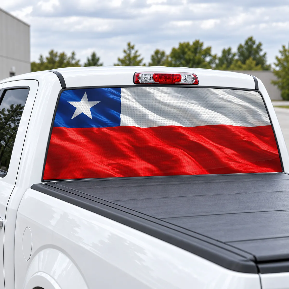 Chile Pride perforated rear window decal for Trucks, view 2 of 4