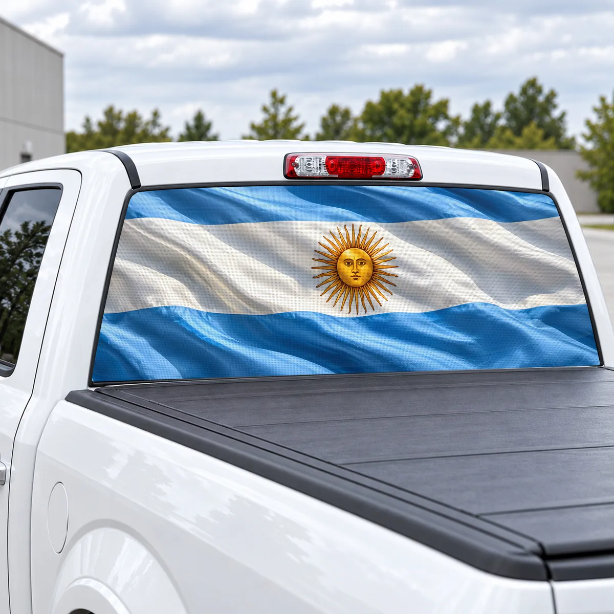 Argentina Pride perforated rear window decal for Trucks, view 2 of 4