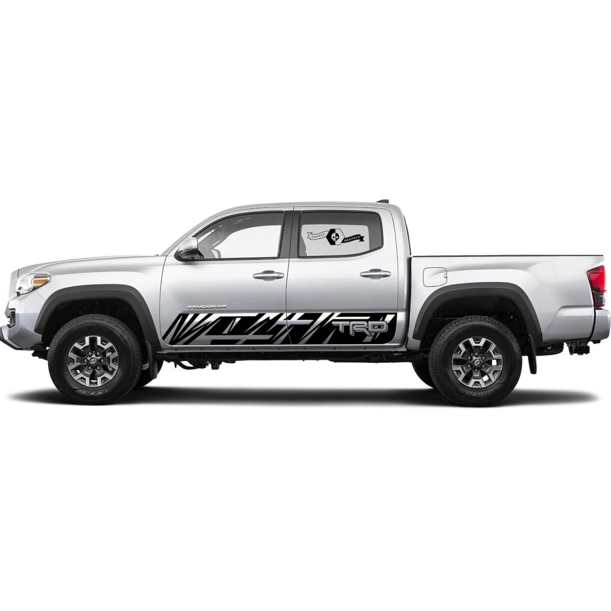 TRD Toyota Racing Style for Rocker Panel Decals Stickers for Tacoma FJ Cruiser Tundra Hilux 4Runner
