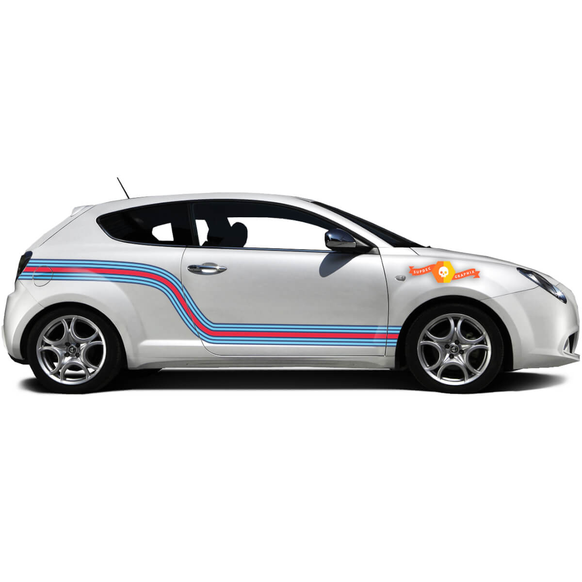 Stripes for ​Alfa Romeo Graphics and Decals Martini Style 2