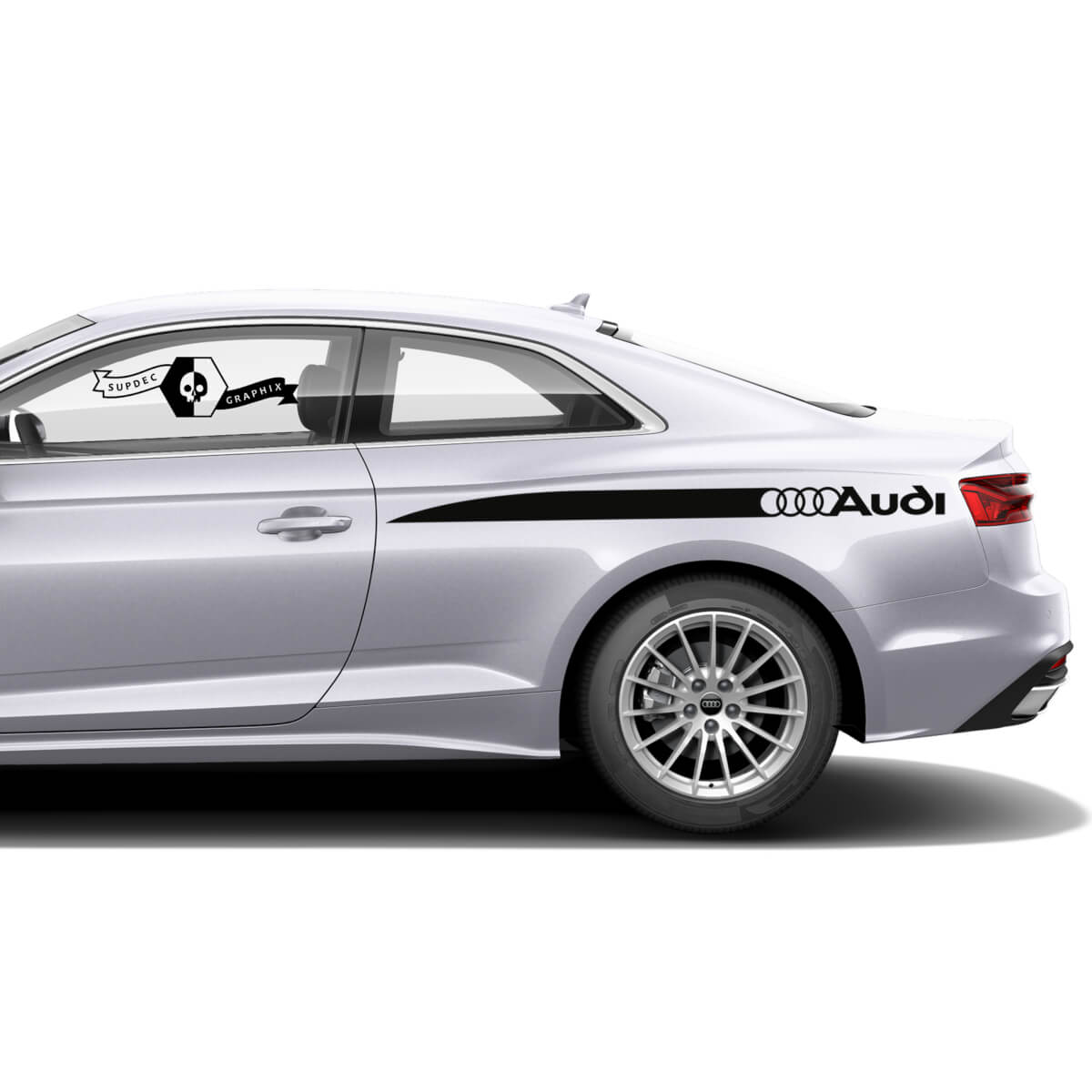 Side Stripes for Audi German flag A5 or pick your model Audi Q or Audi A or Audi RS or Audi S 11