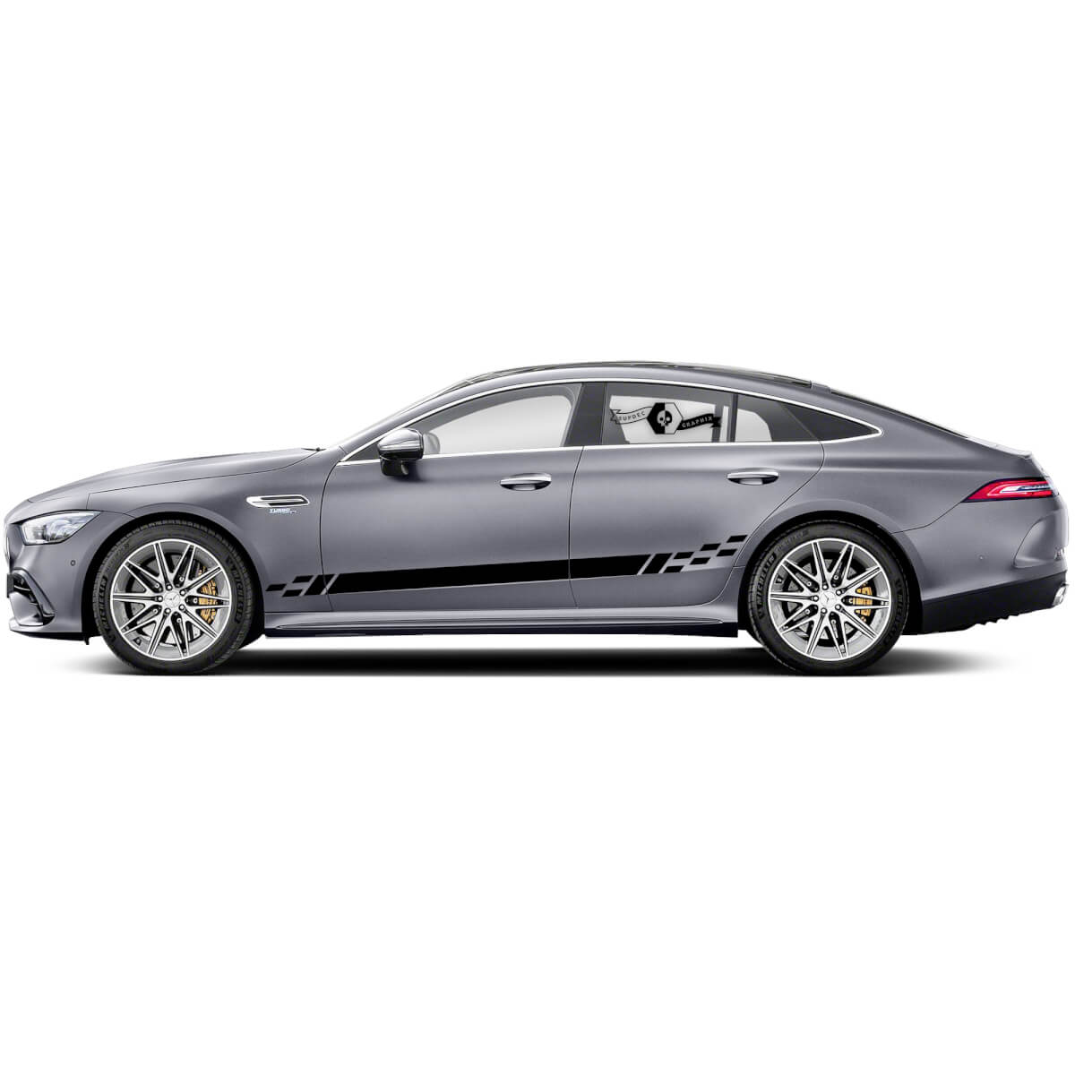 Side stripes for Mercedes Benz Graphics Vinyl Decals Stickers