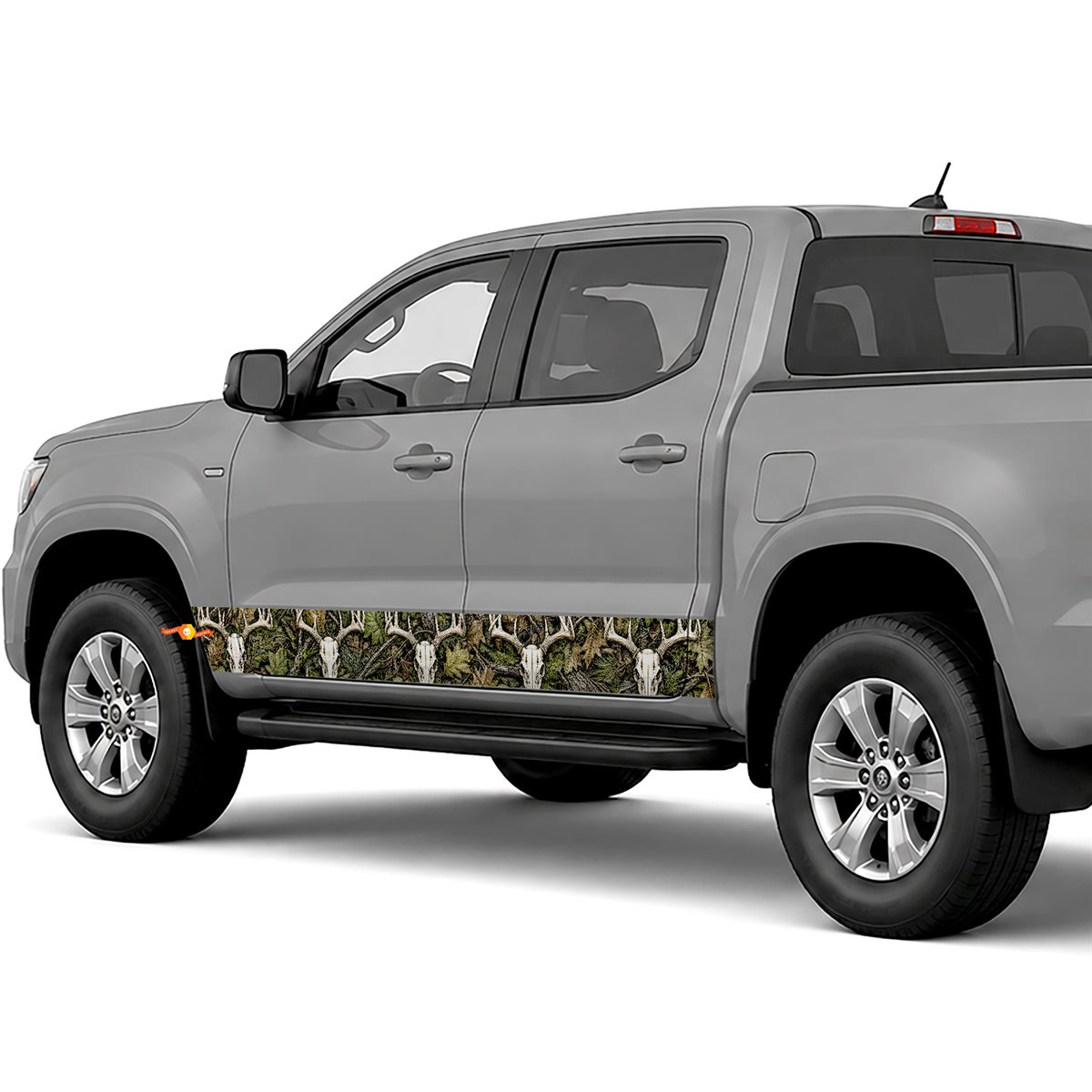Buck Skull Camouflage side stripes rocker panel decals stickers for Trucks