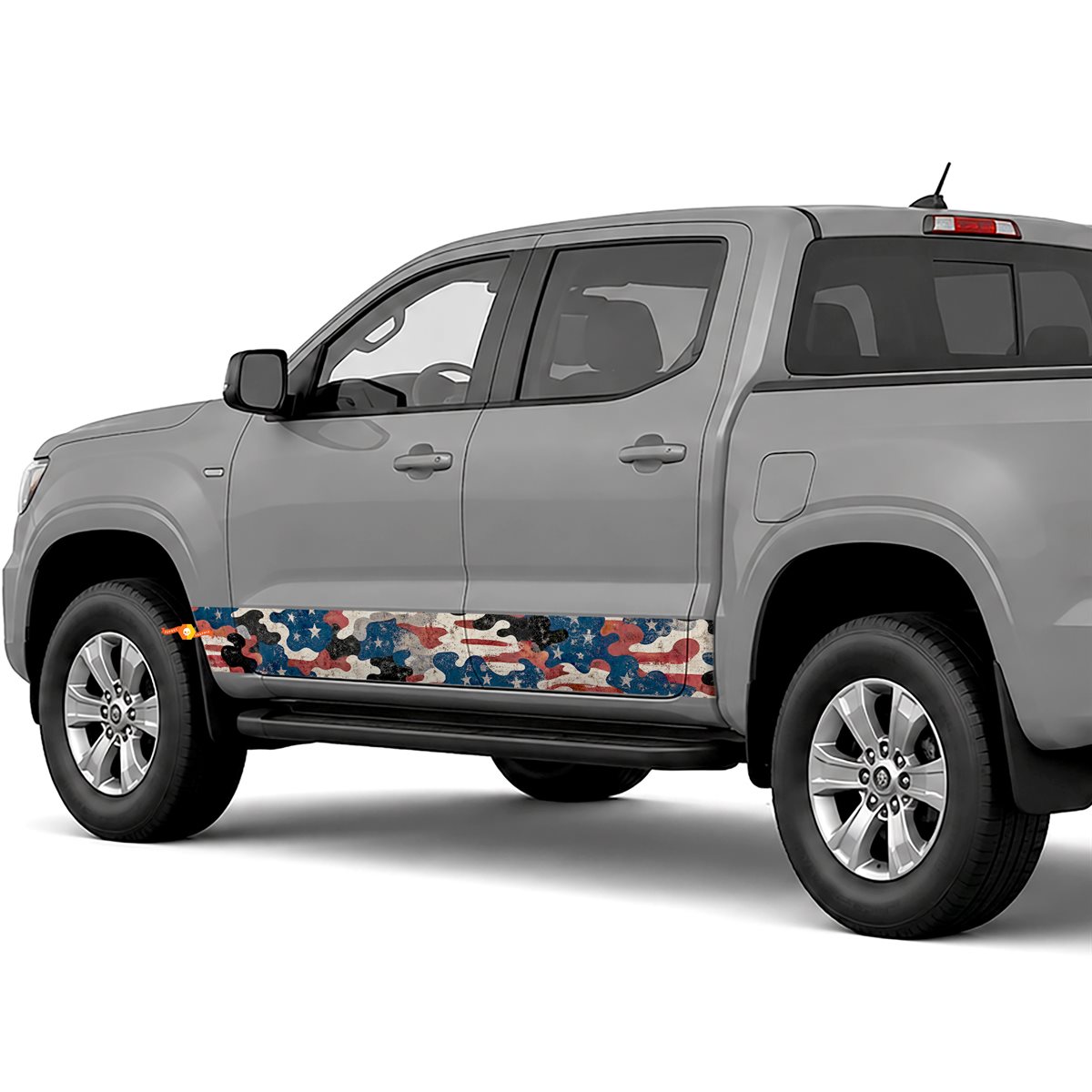 American Flag Camouflage side stripes rocker panel decals stickers for Trucks