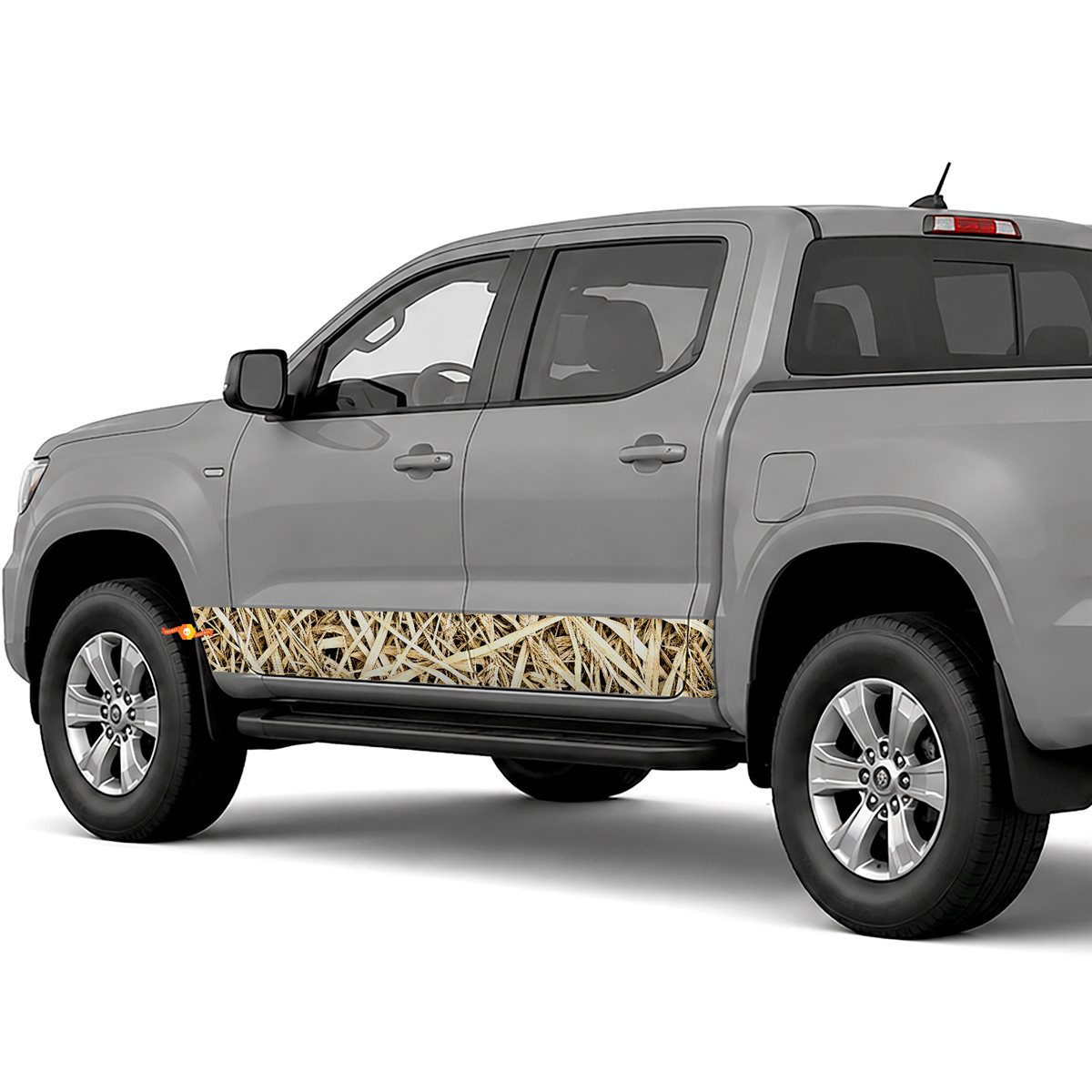 Dry Grass Camouflage side stripes rocker panel decals stickers for Trucks