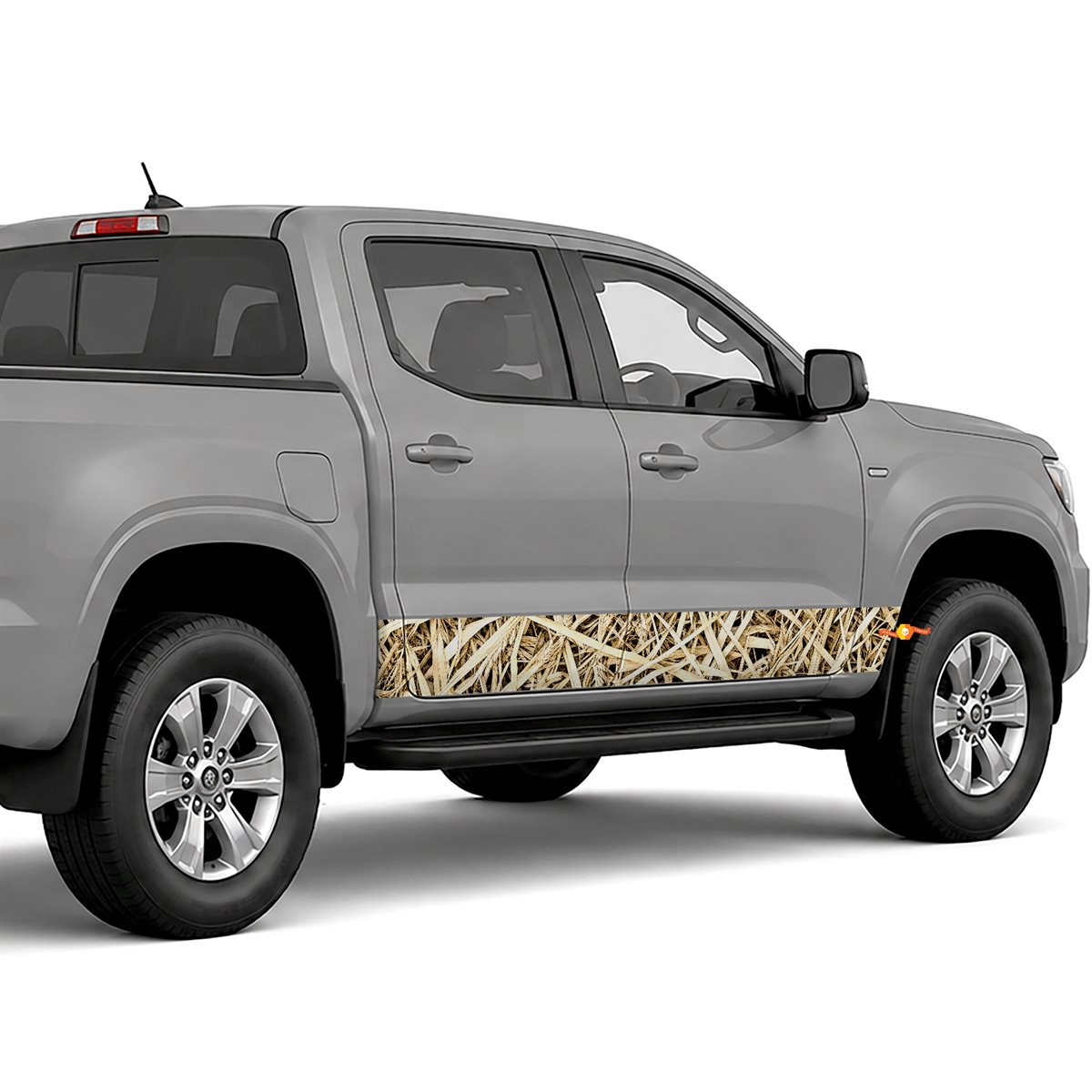 Dry Grass Camouflage side stripes rocker panel decals, view 2 of 2