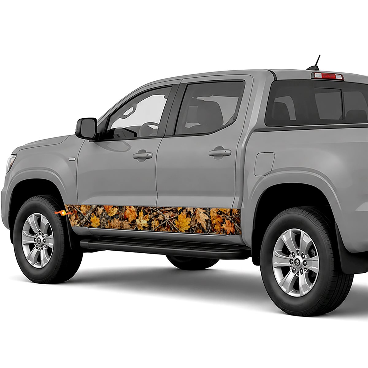 Fall Woodland Camouflage side stripes rocker panel decals stickers for Trucks