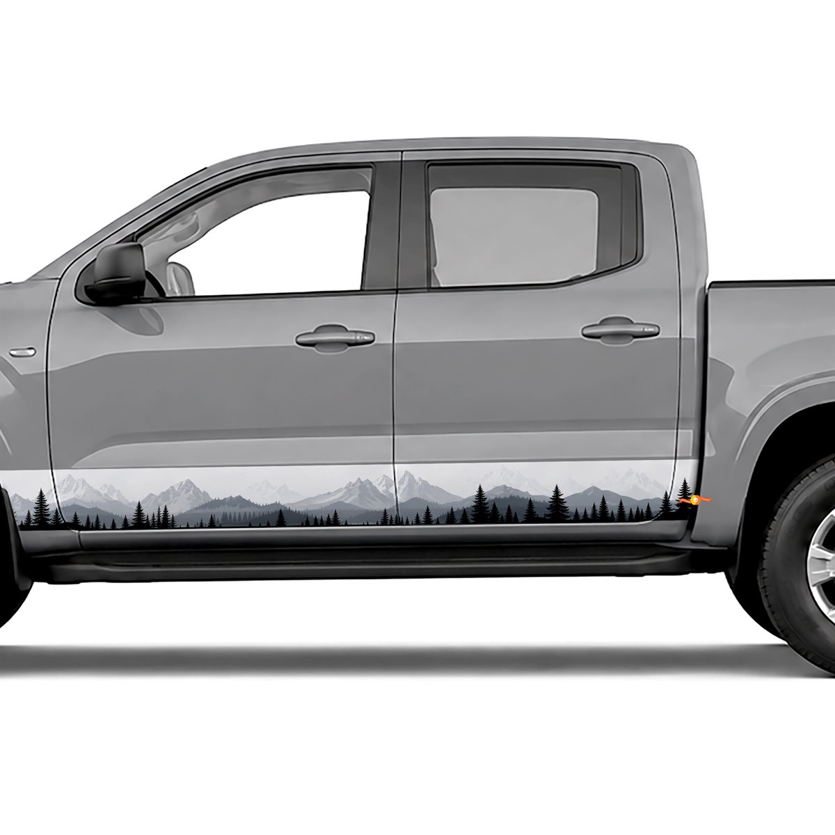 Mountain Pine Forest Silhouette side stripes rocker panel, view 4 of 4