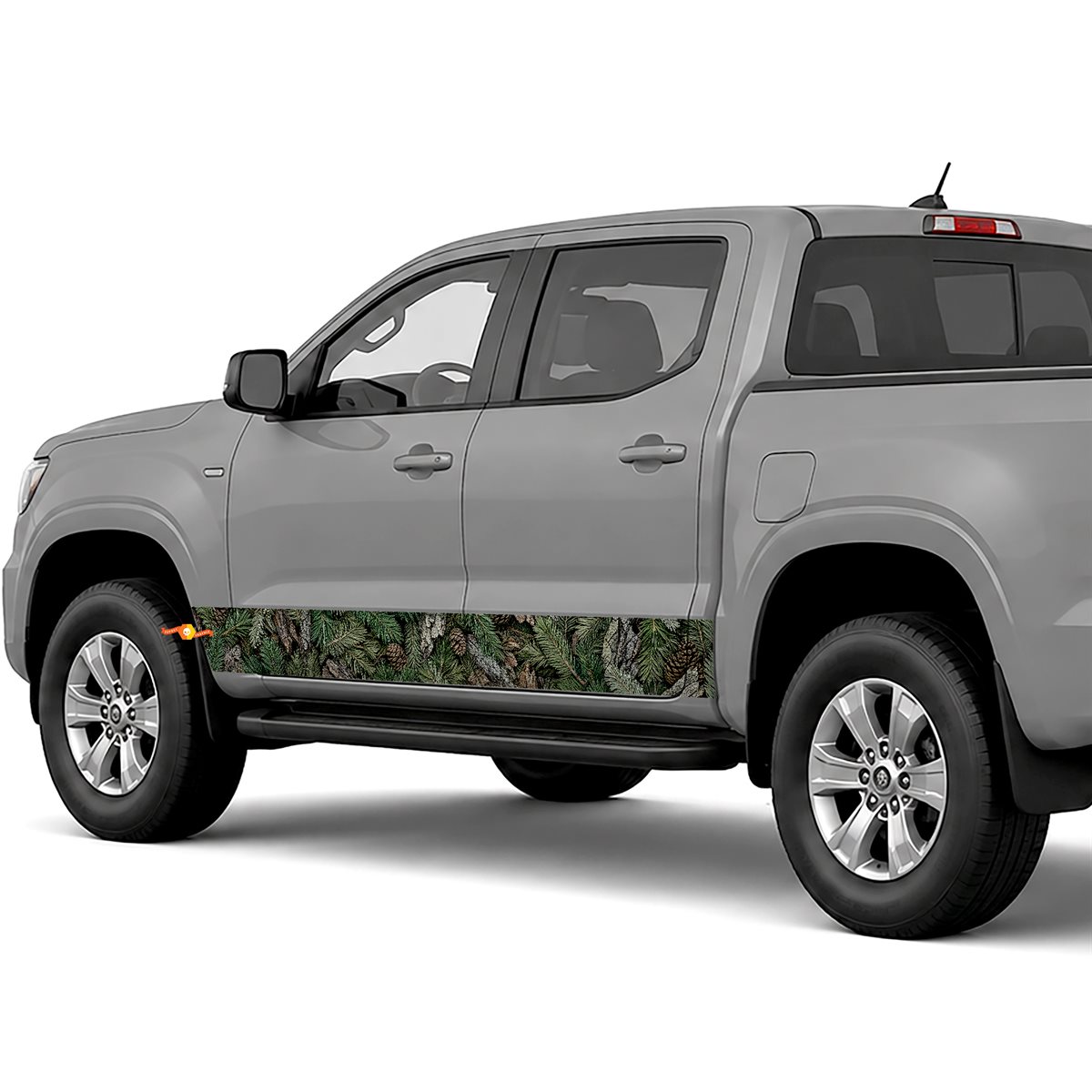 Pine Forest Camouflage side stripes rocker panel decals stickers for Trucks