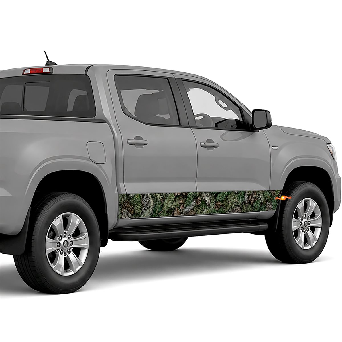 Pine Forest Camouflage side stripes rocker panel decals, view 2 of 2