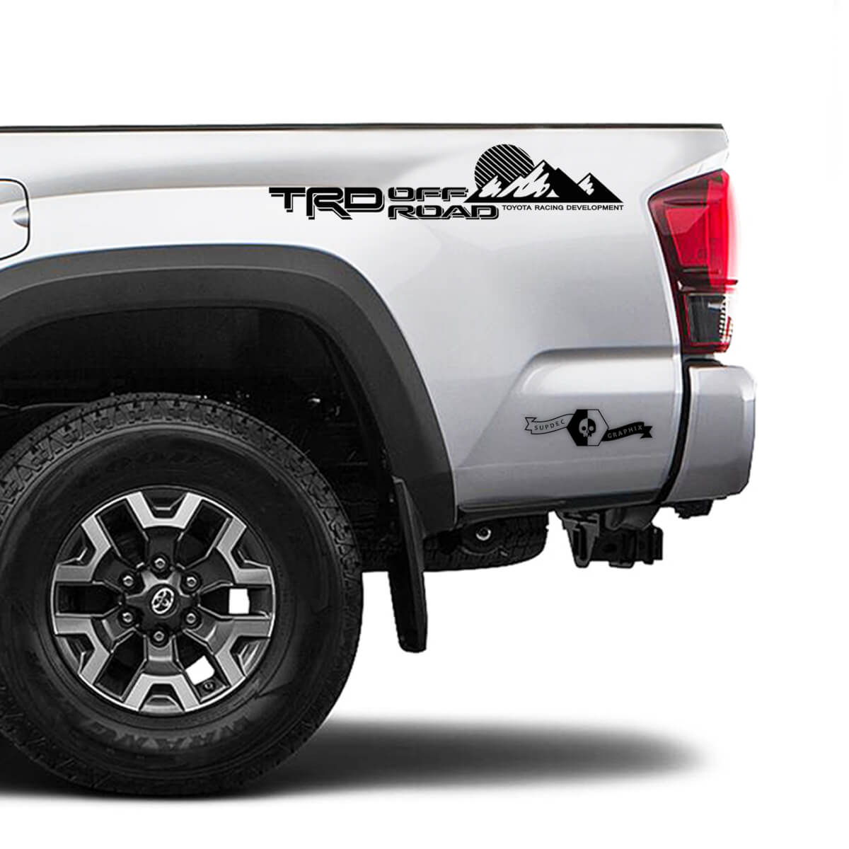 TRD 4x4 Off Road TOYOTA Sun Moon Mountains Decals Stickers for Tacoma Tundra 4Runner Hilux side