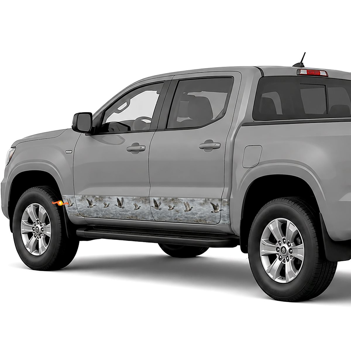 Waterfowl Hunting Camouflage side stripes rocker panel decals stickers for Trucks