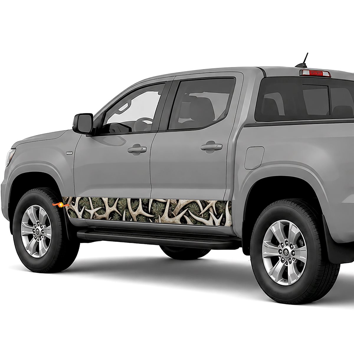 Antler Forest Pattern side stripes rocker panel decals stickers for Trucks