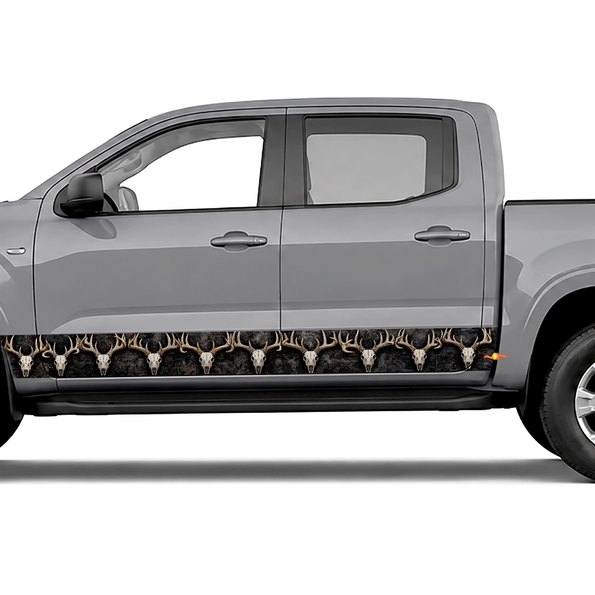 Buck Skull Pile side stripes rocker panel decals stickers, view 4 of 4