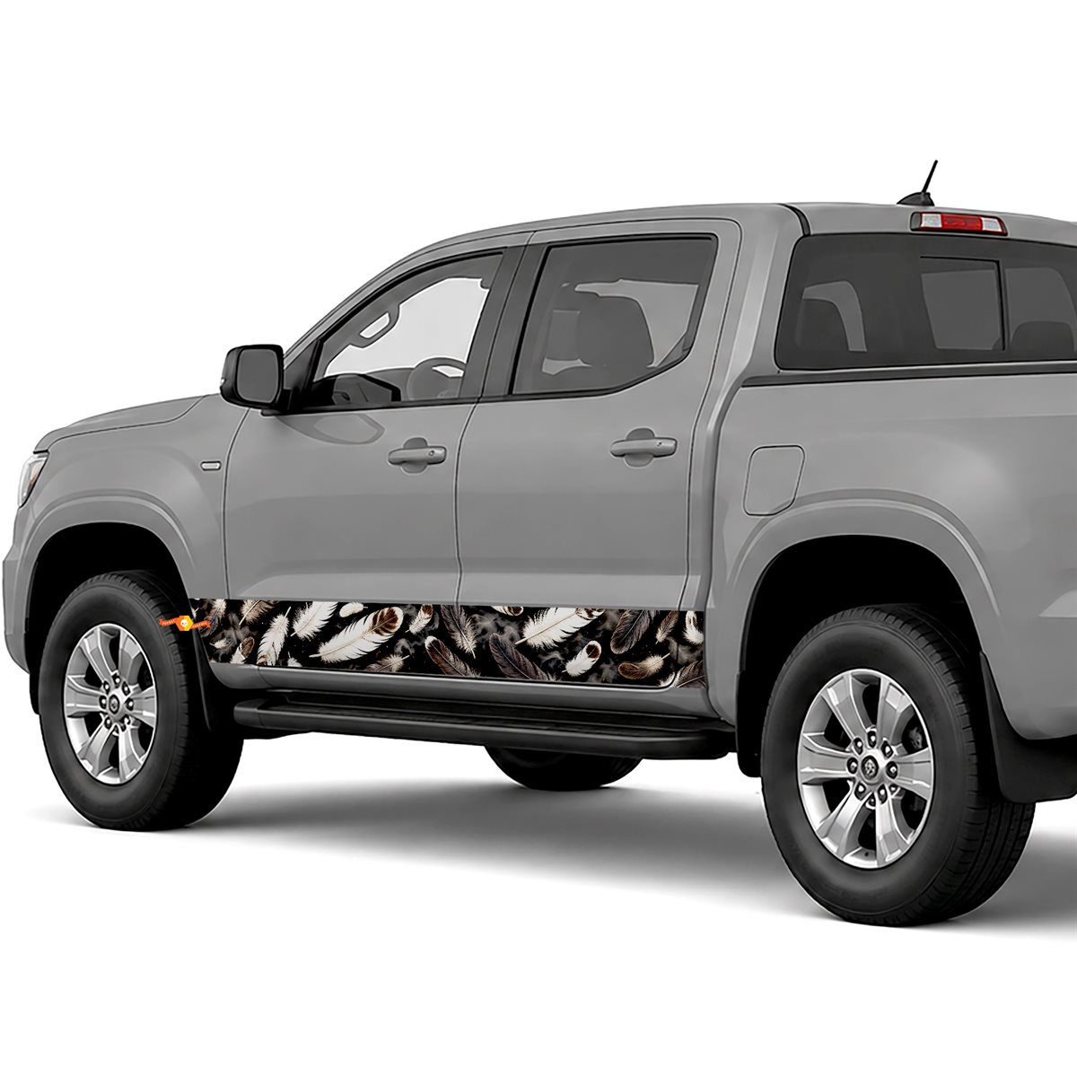 Eagle Feather Trail side stripes rocker panel decals stickers for Trucks