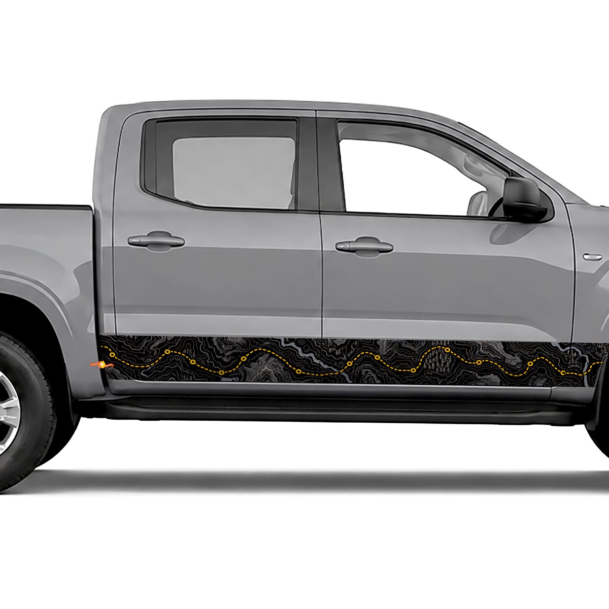 Expedition Route Map side stripes rocker panel decals, view 2 of 4