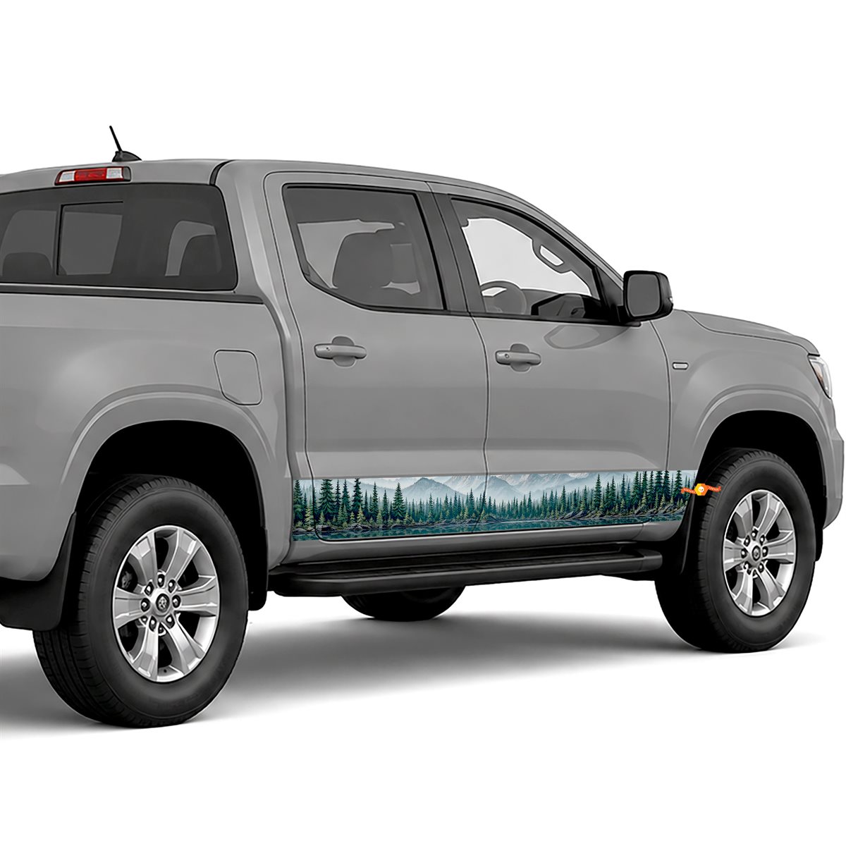 Forest Lake Landscape side stripes rocker panel decals, view 3 of 4