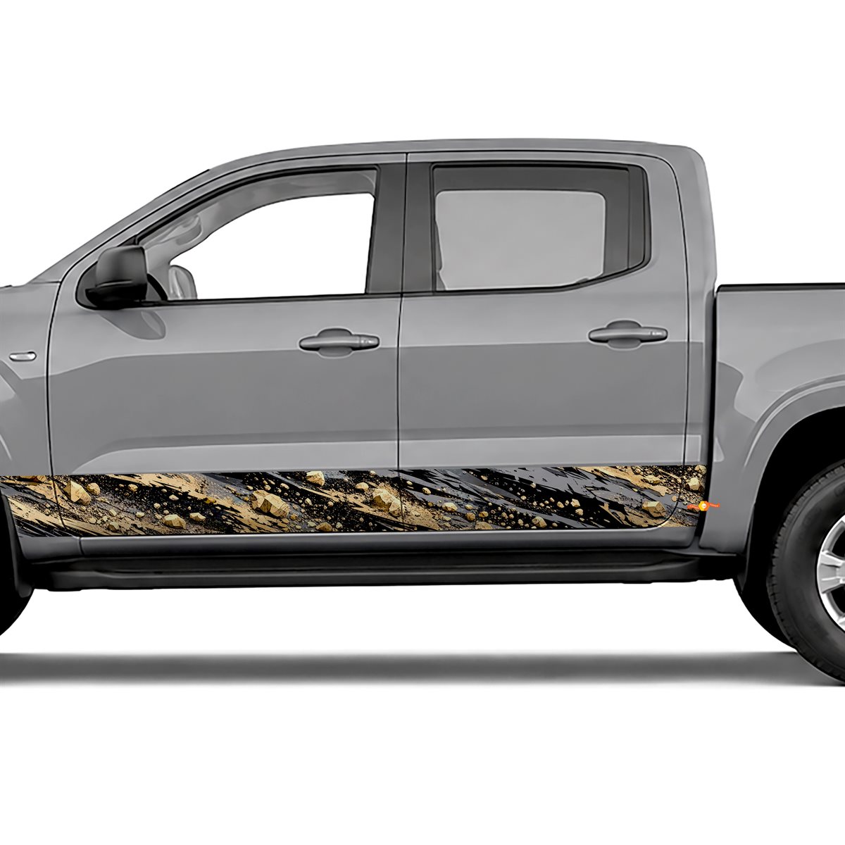 Gravel Spray Shredder side stripes rocker panel decals, view 4 of 4