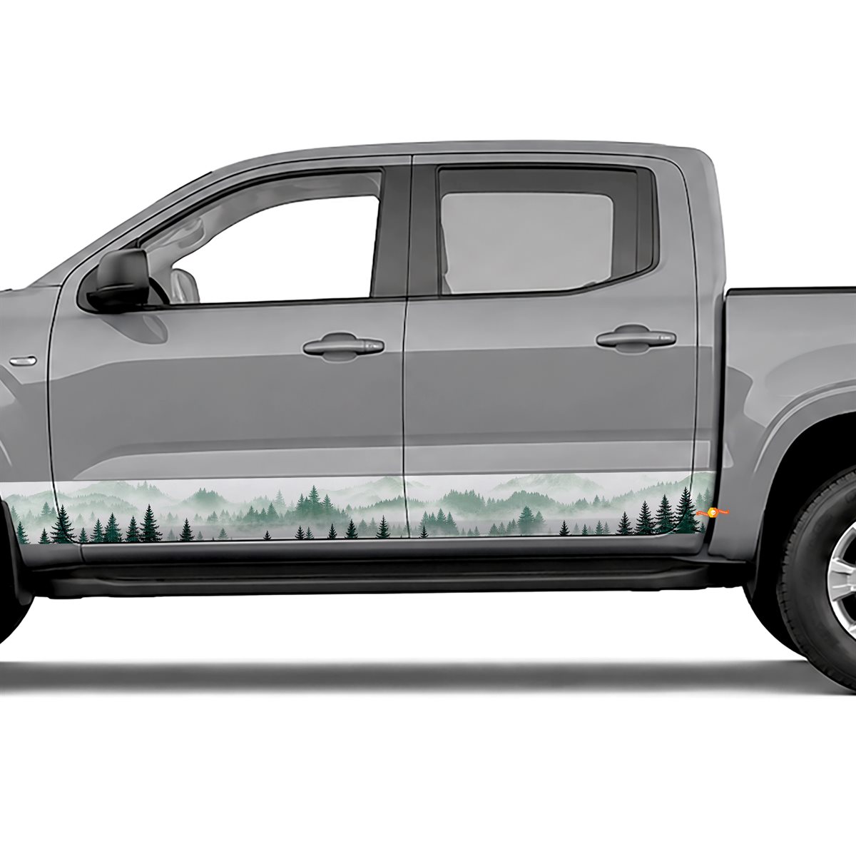 Pine Forest Fog side stripes rocker panel decals stickers, view 4 of 4