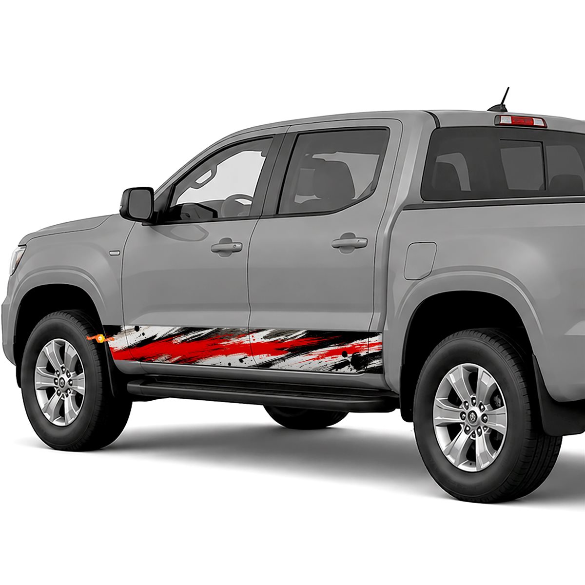 Ink Brush Speed Stroke side stripes rocker panel decals stickers for Trucks