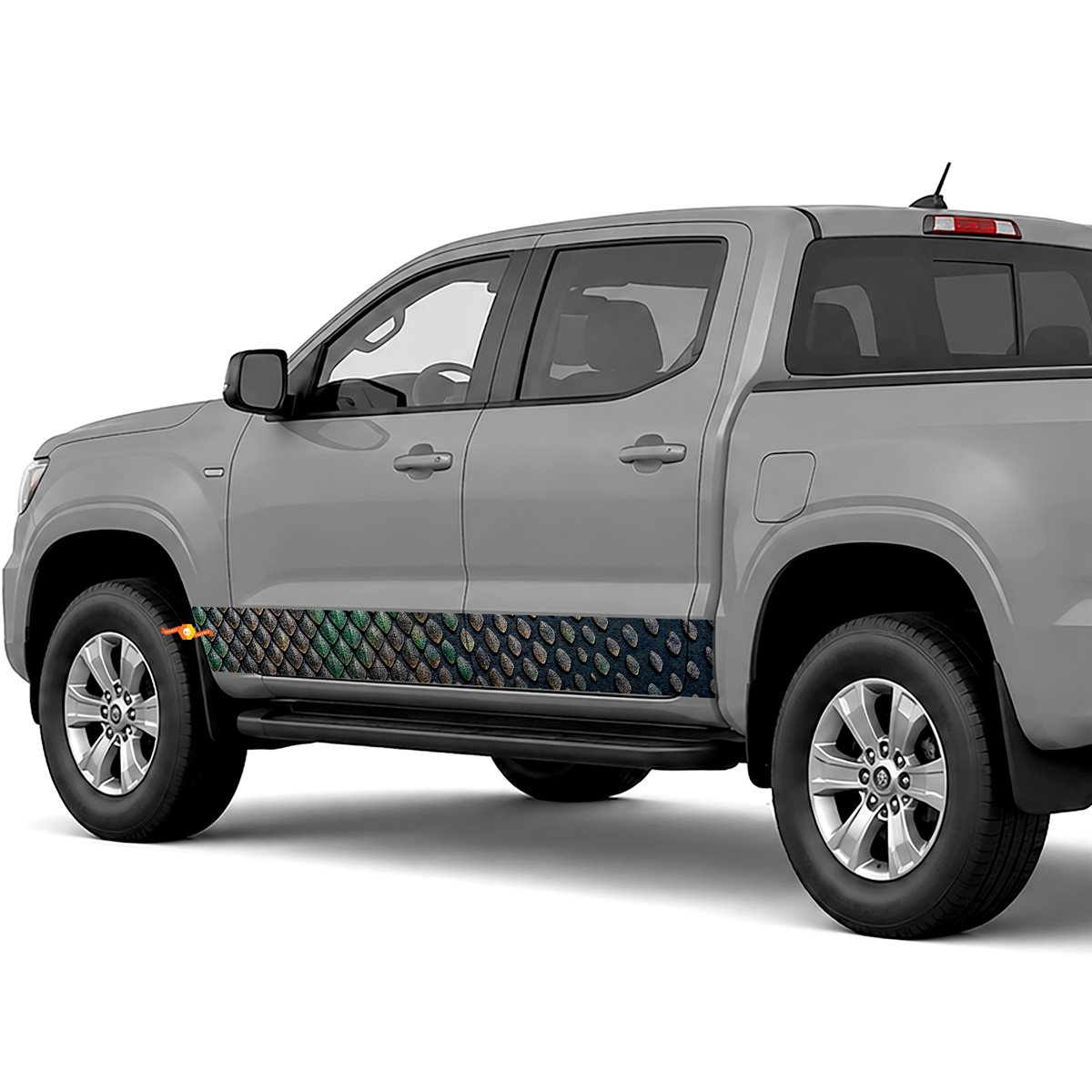 Snake Scale Fade side stripes rocker panel decals stickers for Trucks