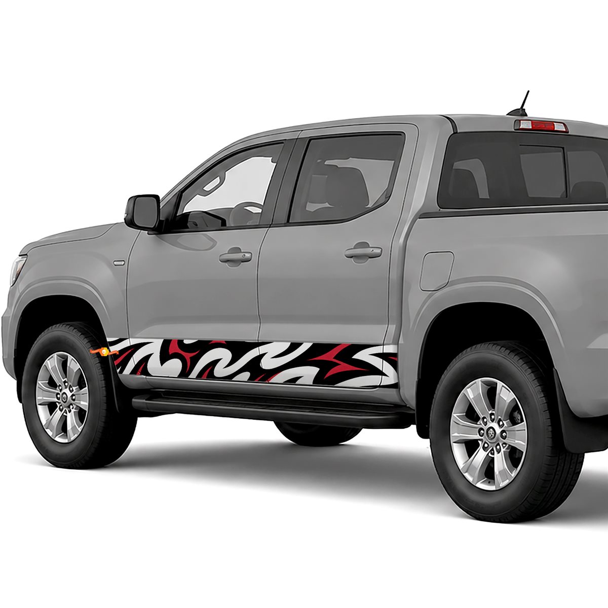 Tribal Claw Pattern side stripes rocker panel decals stickers for Trucks