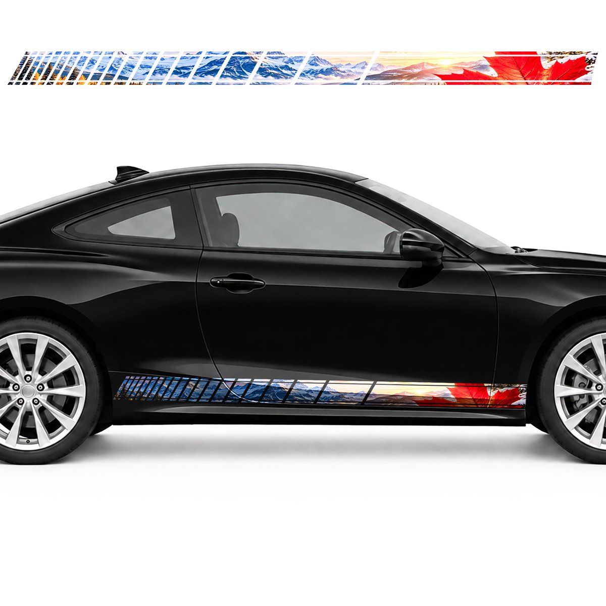 Canadian Horizon with a Maple Leaf side door racing stripes, view 2 of 4