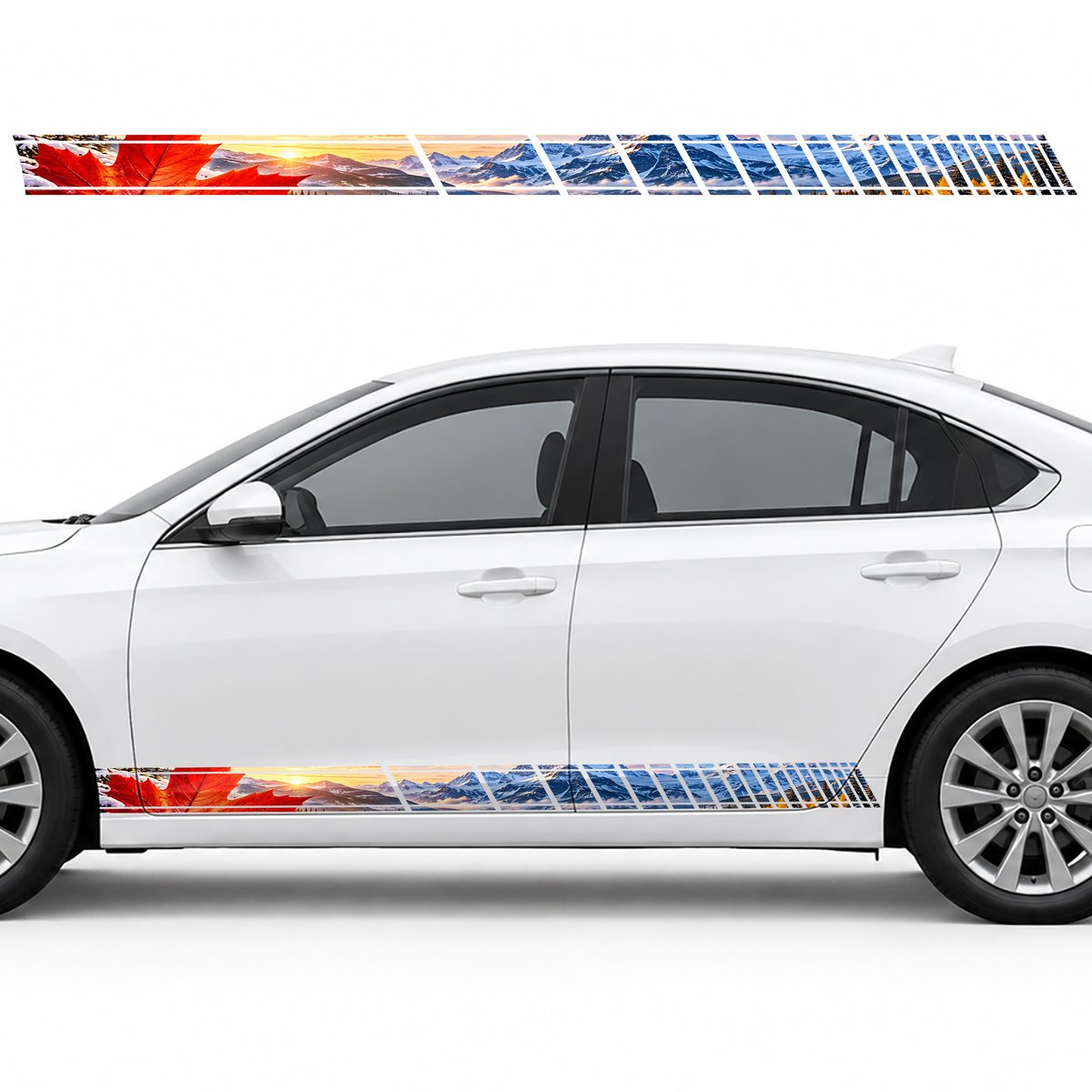 Canadian Horizon with a Maple Leaf side door racing stripes, view 3 of 4