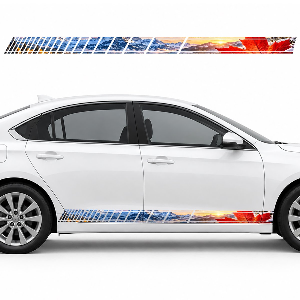 Canadian Horizon with a Maple Leaf side door racing stripes, view 4 of 4
