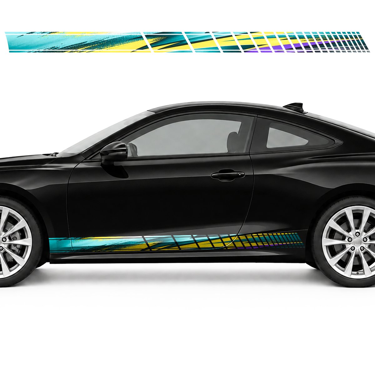 Touring Swirl of Turquoise and Violet side door racing, view 3 of 4