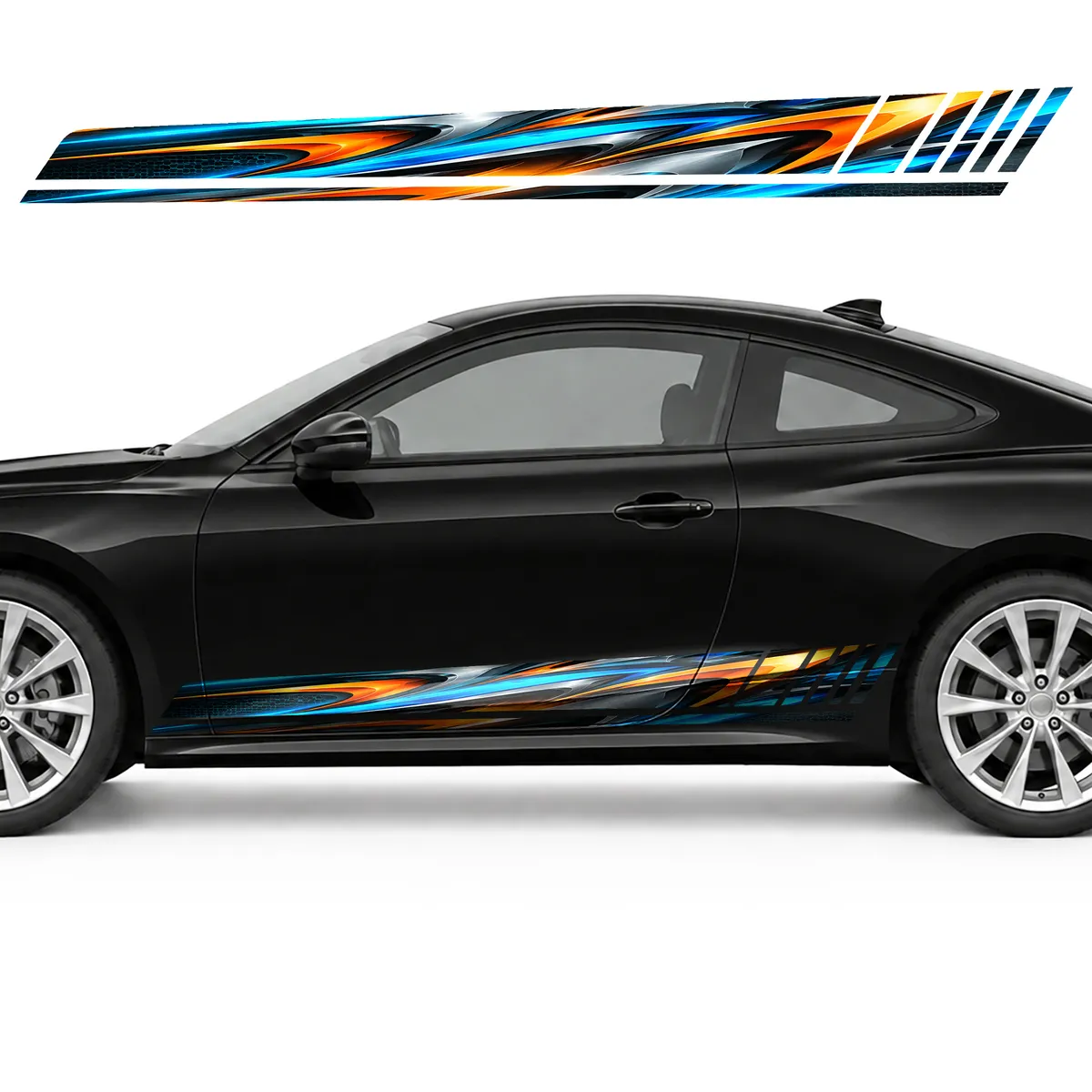 Aerodynamic Flow with Neon Blades GT racing side door, view 3 of 4