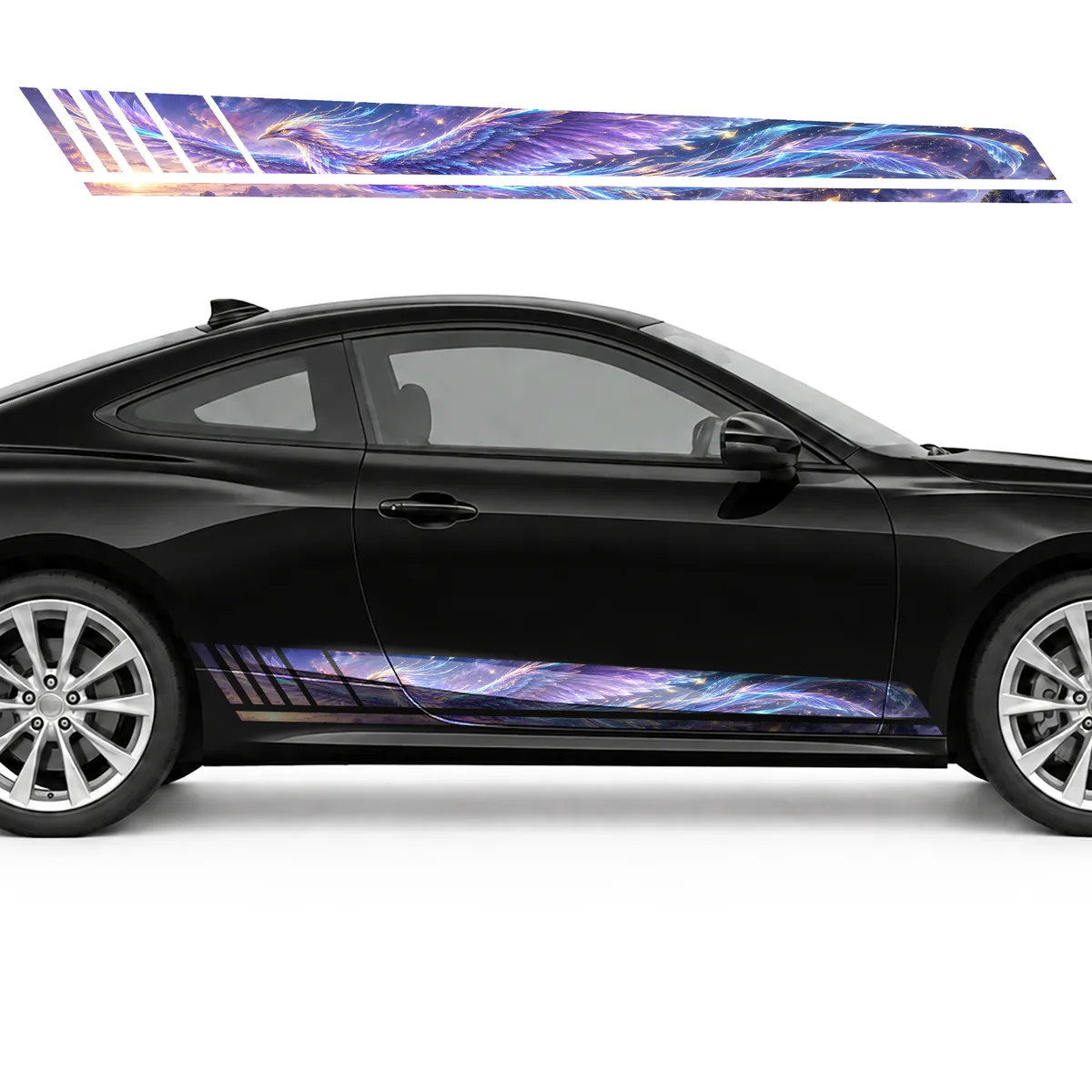 Holographic Phoenix in Neon Flight GT racing side door, view 4 of 4