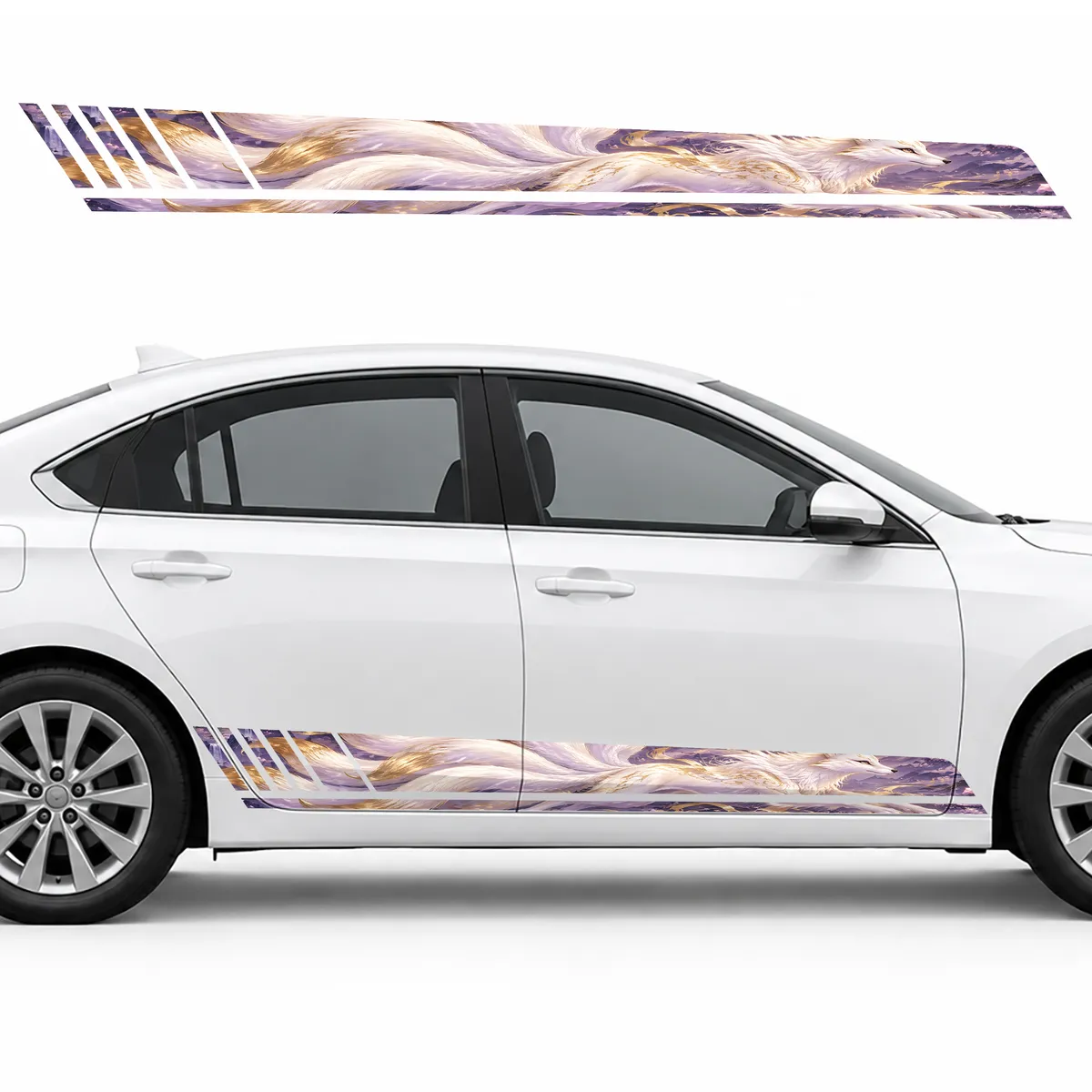 Nine-Tailed Fox in Flight GT racing side door stripes, view 2 of 4
