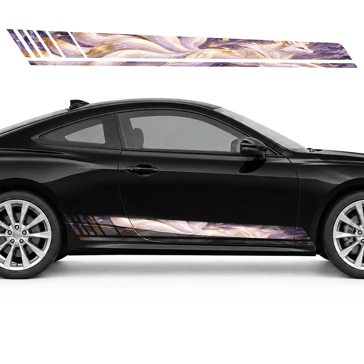 Nine-Tailed Fox in Flight GT racing side door stripes, view 4 of 4