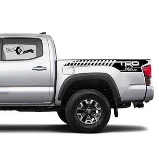 TRD Toyota Racing Development BedSide stripes Decals Stickers for Tacoma