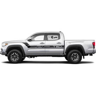 TRD Toyota Lines for Side Doors Panel Decals Stickers for Tacoma FJ Cruiser Tundra and others