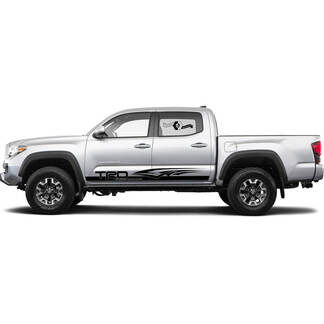 TRD Toyota Racing Tribal Stripes for Truck Doors Panel Decals Stickers for Tacoma FJ Cruiser Tundra Hilux 4Runner