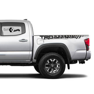 TRD Off Road Stripes for Side BedSide Decals Stickers for Toyota Tacoma FJ Cruiser Tundra Hilux 4Runner